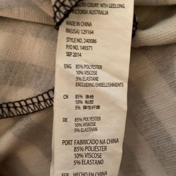 COTTON ON MINI SKIRT FLAIR Pockets SMALL BLACK TAUPE - Picture 4 of 5